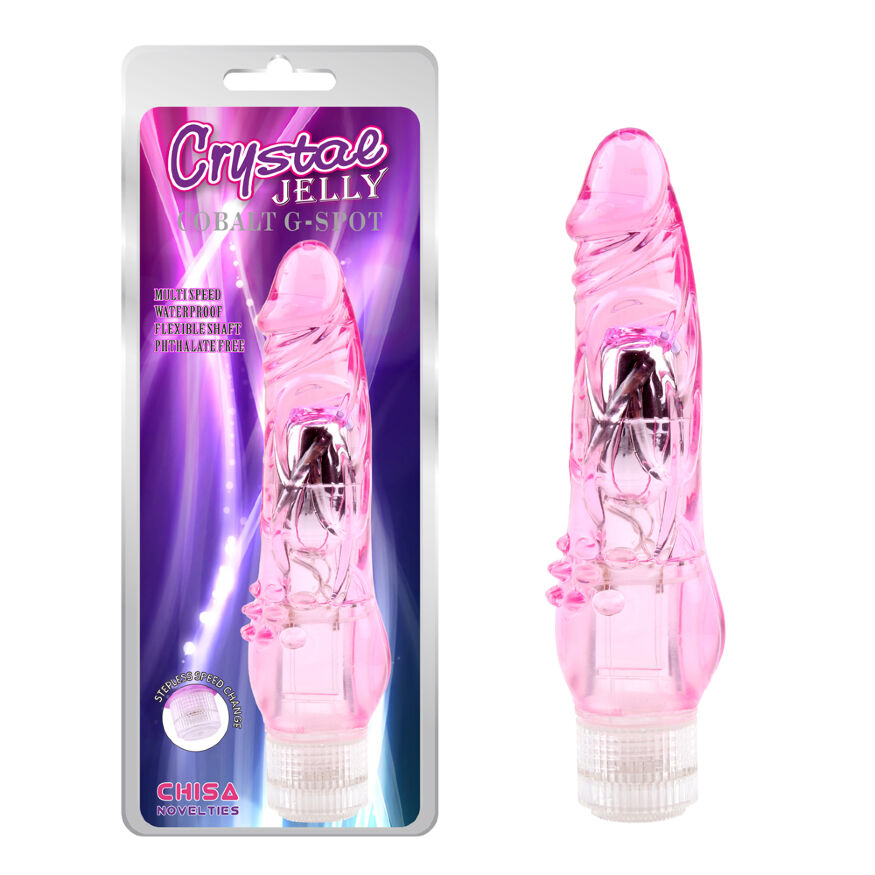 Вибратор Chisa Crystal Jellie Pink