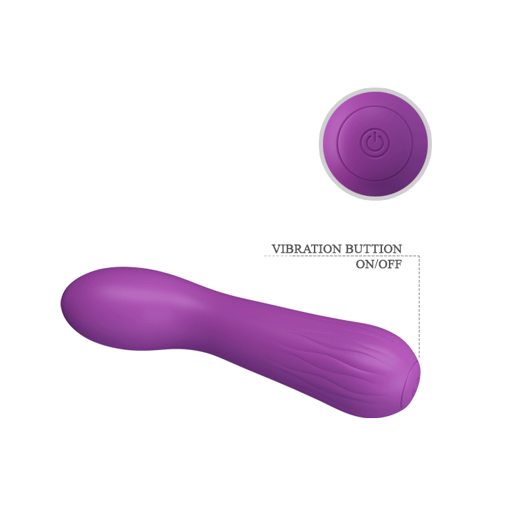 Стильный вибратор для стимуляции точки "G" Pretty Love Faun Vibrator Purple