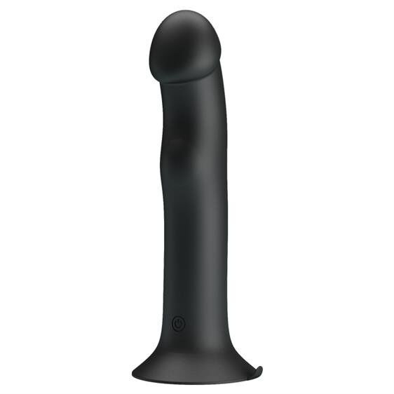 Вібратор - пульсатор силіконовий - Pretty Love Murray Vibrator Black