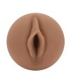 Мастурбатор вагина Fleshlight Janice Griffith в колбе, реалистичный из киберкожи, бежевый