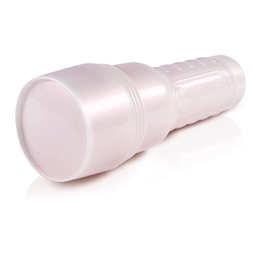 Мастурбатор вагина Fleshlight Janice Griffith в колбе, реалистичный из киберкожи, бежевый
