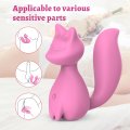 Мини-вибратор клиторальный Every Night Toys Doris в форме лисы светло-розовый, 10 режимов вибрации