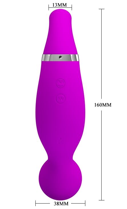 Вибростимулятор с вакуумной стимуляцией ROMANCE - Pecker, MC22