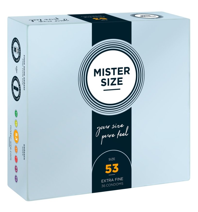Презервативы Mister Size 53 mm (по 1 шт)