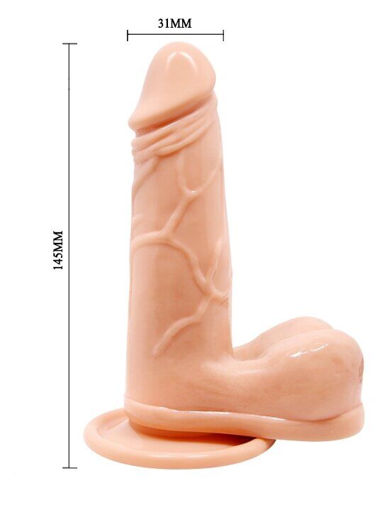Вибратор на присоске с функцией ротации BARBARA Genie 5,7'' MULTI-SPEED VIBRATOR, BW-008054R