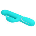 Вібромасажер із поступальним рухом серії Pretty Love - Coale Twinkled Tenderness Green 7 vibration functions 4 rolling functions