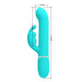 Вібромасажер із поступальним рухом серії Pretty Love - Coale Twinkled Tenderness Green 7 vibration functions 4 rolling functions