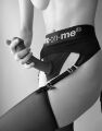Трусы для страпона с подвязками для чулок Strap-On-Me REBEL HARNESS - XS (мятая упаковка!!!)