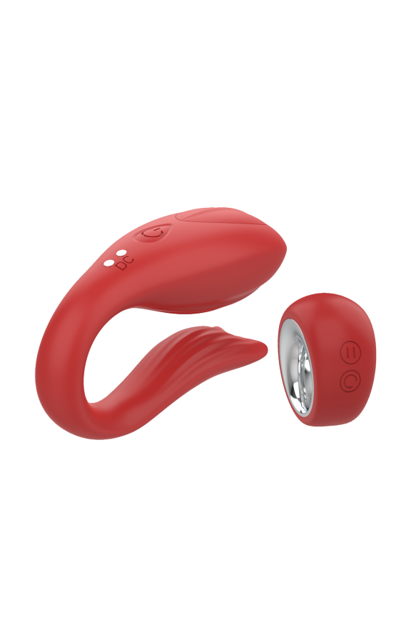 DT21855 Вибратор для пар беспроводным пультом управления Dream Toys RED REVOLUTION PANDORA