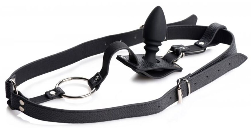 Портупея труси з кільцем на член Harness With Cock Ring And Anal Plug та анальною пробкою