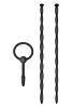 Набор черных уретральных катетеров NMC Knot Knot XL из силикона с бусинами, XL