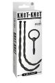Набор черных уретральных катетеров NMC Knot Knot XL из силикона с бусинами, XL