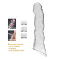 Удлинительная насадка на член – Pretty Love Extension Penis Sleeve Clear, 28 см