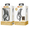 Эрекционное вибро кольцо Pretty Love - MASTER RING Gray, 7 vibration functions, BI-210335-1