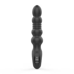 Анальный вибратор с пульсацией Loviss Thor Thrusting Anal Plug, 2 мотора