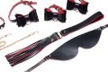 Набір БДСМ з дорожньою сумкою Master Series: Bow  -  Luxury BDSM Set With Travel Bag, 11 предметів
