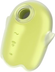 Cимулятор орального секса с вибрацией - Satisfyer Glowing Ghost Yellow