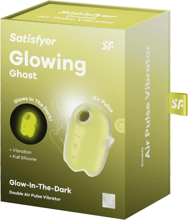  Cимулятор орального сексу з вібрацією - Satisfyer Glowing Ghost Yellow