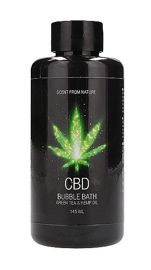 Набір для ванни і душу CBD Luxe Gift set-GREEN TEA &amp; HEMP OIL ( 4 предмета )