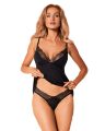 Топ та трусики Obsessive Bella Rou top &amp; panties XL/2XL, топ, трусики