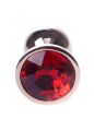 Анальная пробка S с красным камнем Boss of toys Jewellery