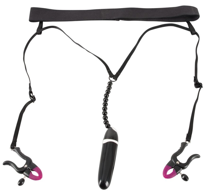 Затискачі для клітора - Bad Kitty Spreader String with