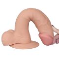 Невероятно реалистичный фаллоимитатор с плотной мошонкой The Ultra Soft Dude 9"