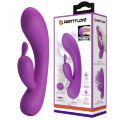 Вибратор со стимулятором клитора Pretty Love Grace Vibrator Purple