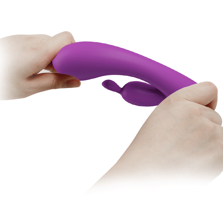 Вибратор со стимулятором клитора Pretty Love Grace Vibrator Purple