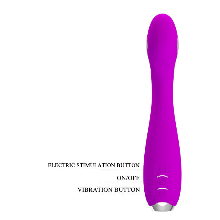 Вибратор с электростимуляцией Pretty Love Hector Vibrator Purple (App)