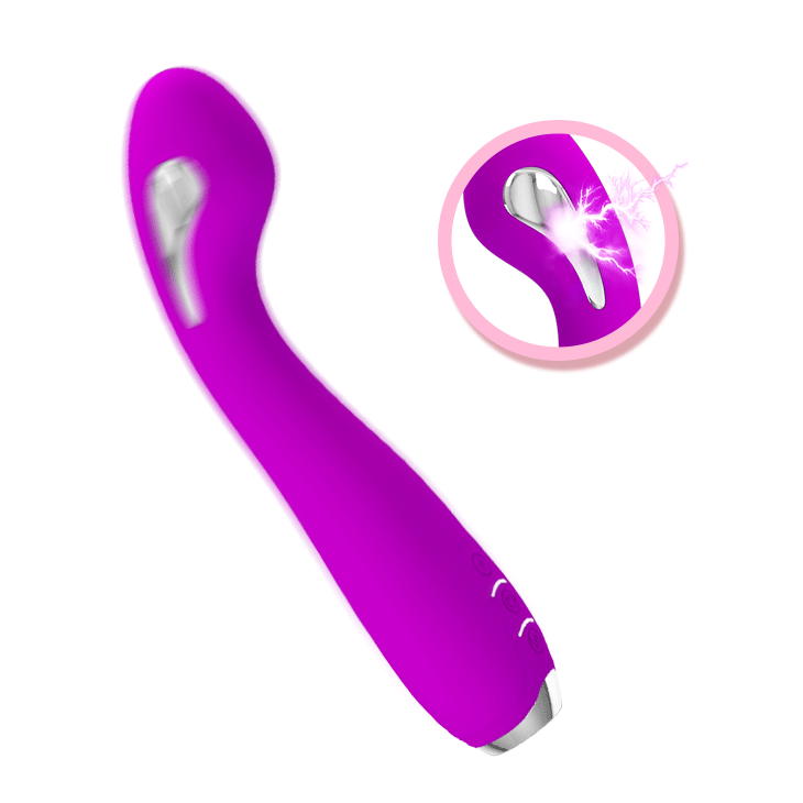 Вибратор с электростимуляцией Pretty Love Hector Vibrator Purple (App)