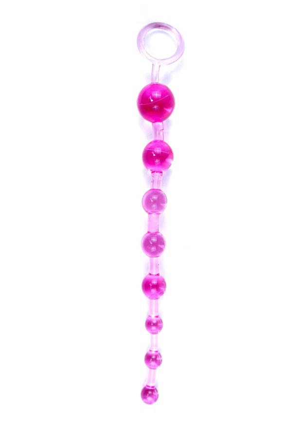 Анальний ланцюжок - Jelly Anal Beads Pink
