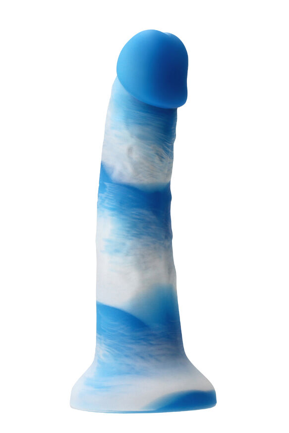 Фаллоимитатор силикон NS Novelties COLOURS PLEASURES YUM 6" DILDO BLUE