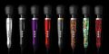 Массажер-микрофон Doxy Die Cast 3R Wand Vibrator Rose Pattern, с розами, красный USB
