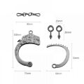 Наручники Разборные Premium Metal Romfun, Diamond