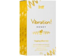 Рідкий вібратор Intt Vibration Honey (15 мл), густий гель, дуже смачний, діє до 30 хвилин