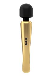 Мощный вибромассажер Dorcel MEGAWAND Gold водонепроницаемый