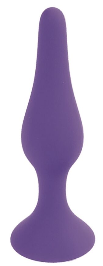 Анальный плаг Silicone Plug Purple - Large, BS6400090