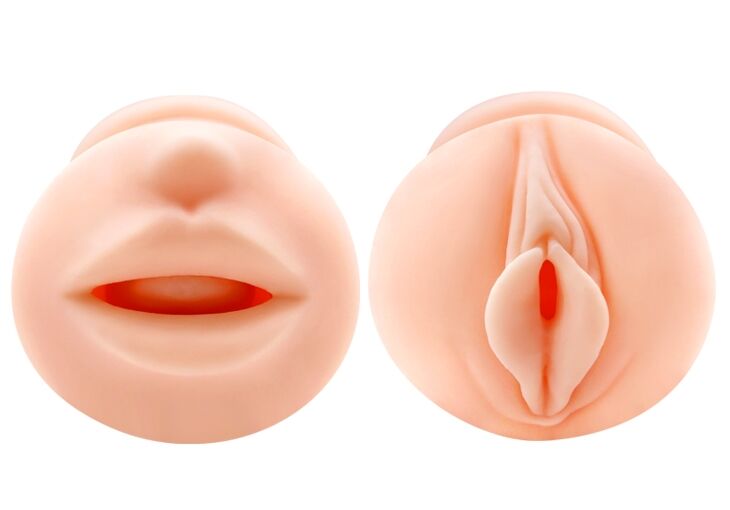 Мастурбатор с двумя входами Crazy Bull - NANCY Pocket Pussyм DOUBLE MASTURBATOR, BM-009224H