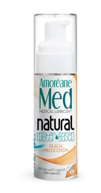 Гель-любрикант AM. Peach Water Based Lubricant с фитопланктоном, 50 мл