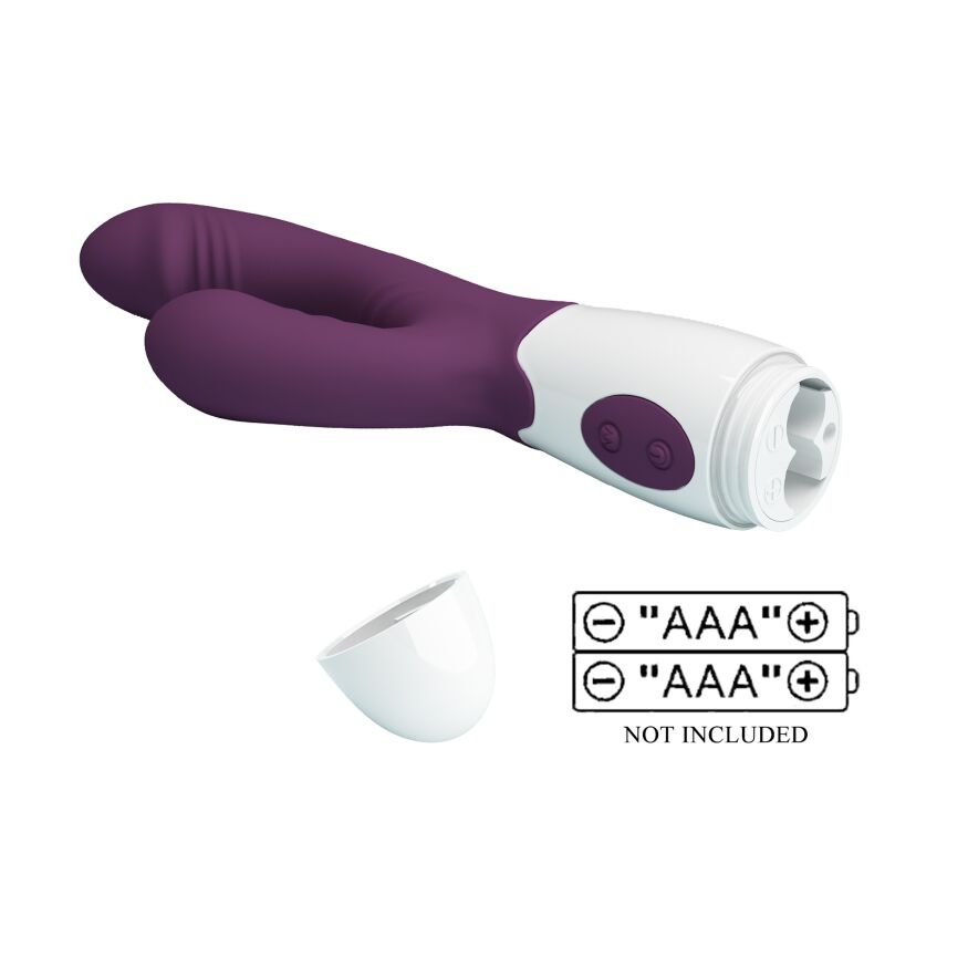 Вибромассажер серии Pretty Love - ANDRE purple, BI-014264-A2