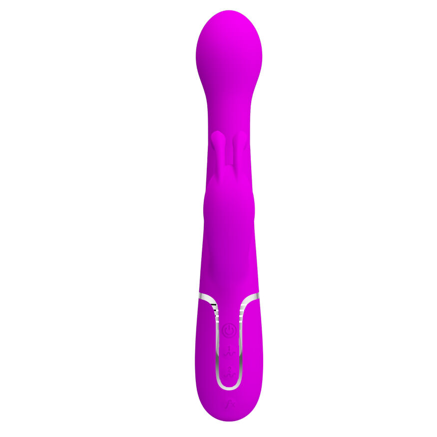 Вібромасажер із поступальним рухом серії Pretty Love - Dejon Twinkled Purple 7 vibration functions 4 rolling functions, BW-500014