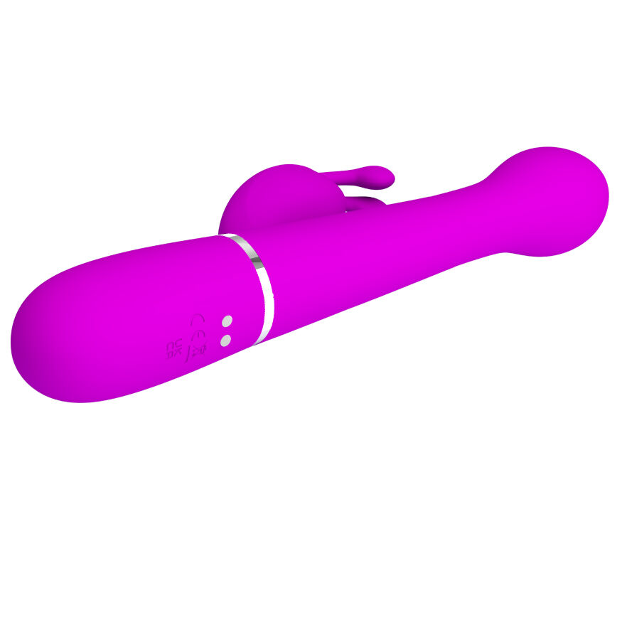 Вібромасажер із поступальним рухом серії Pretty Love - Dejon Twinkled Purple 7 vibration functions 4 rolling functions, BW-500014