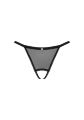 Трусики, Celia Noir crotchless thong Obsessive XS/S