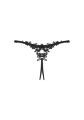 Трусики, Celia Noir crotchless thong Obsessive XS/S