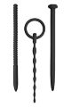 Набор черных уретральных катетеров NMC Knot Knot из силикона