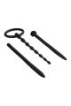 Набор черных уретральных катетеров NMC Knot Knot из силикона