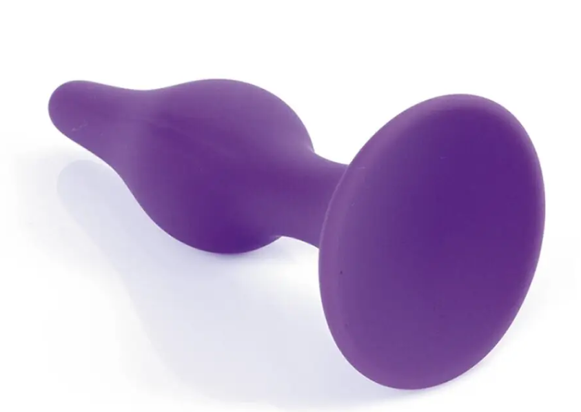 Анальный плаг Silicone Plug Purple - Small