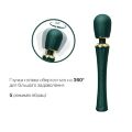 Вибромассажер с насадками Zalo — Kyro Wand Turquoise Green