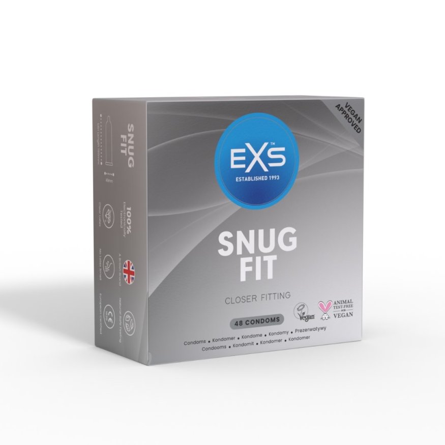 Презервативи 49 мм - EXS Snug Fit, 48 шт.